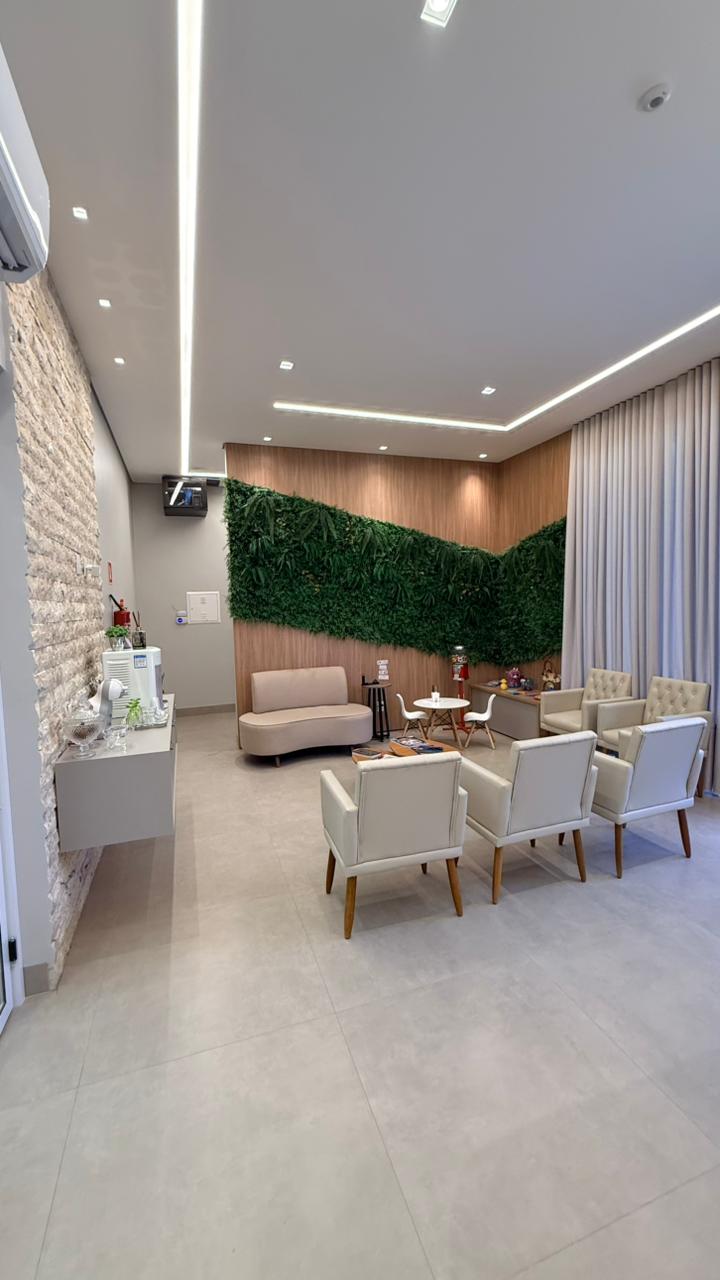 Sala de espera com poltronas confortáveis